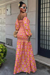 Robe Bohème Chic à Motifs – Madonna Collar Gipe ✨🌸
