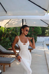 🤍 Robe Longue Moulante – Glamour Estival 🤍