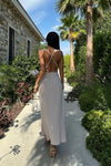 Robe Éclat d’Été - Élégance Nude & Volants Romantiques