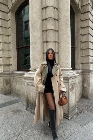 BRIANA - Trench-coat ceinturé