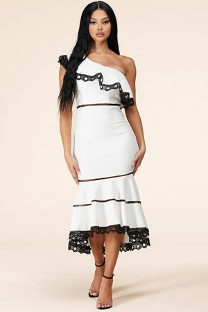ROBE BLANCHE "CLEMENCE"