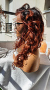 PERRUQUE INDIENNE BODY WAVE  "CYNTHIA" OMBRE LACE FRONTALE