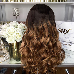 PERRUQUE "OCEANE" OMBRE BODY WAVE BRESILIENNE