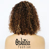 PERRUQUE "ALISSA" HIGHLIGHT HAIR  CURLY  LACE FRONTALE 13*6